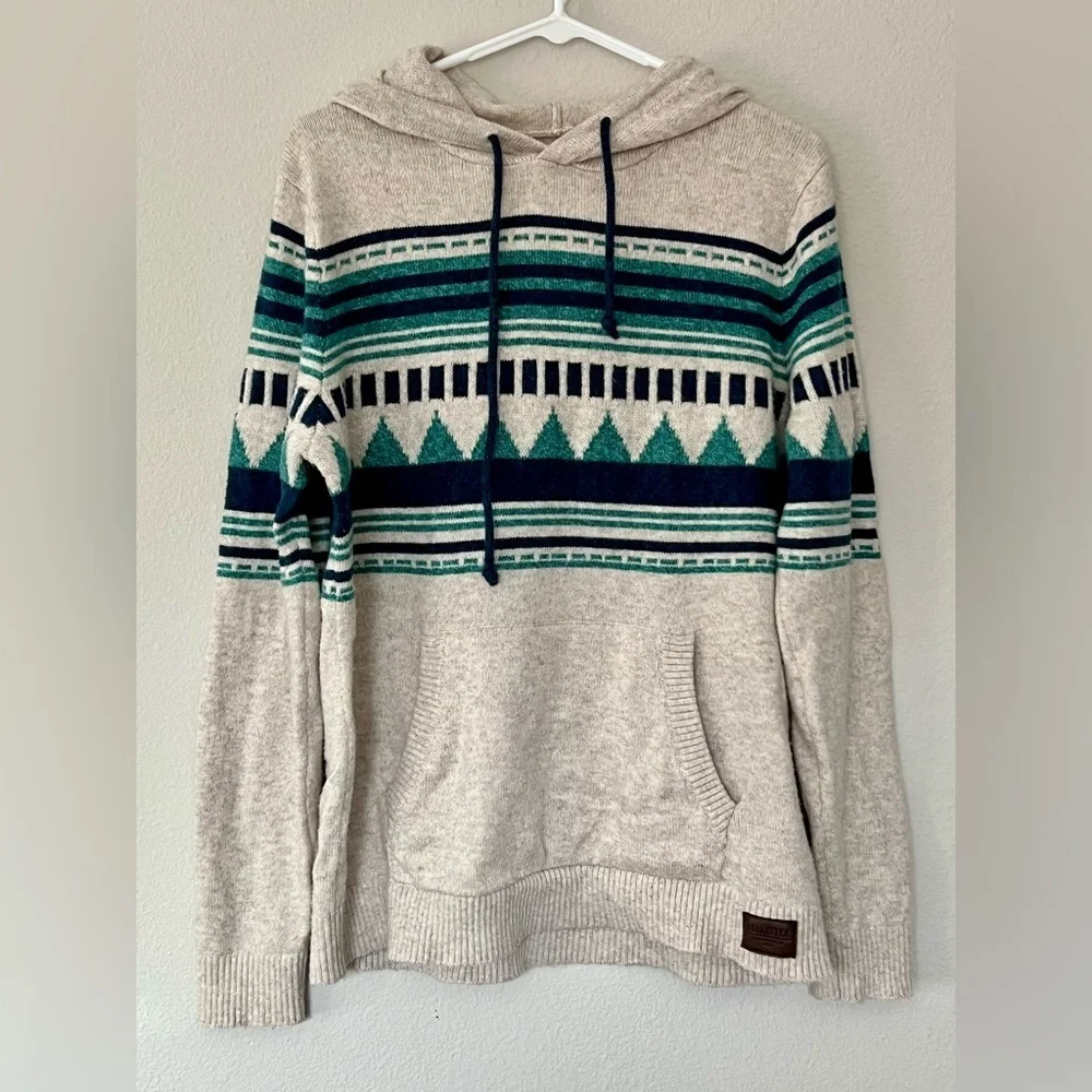 Y2K Vintage Hollister Abercrombie Sweater Hoodie- Men's Size Large